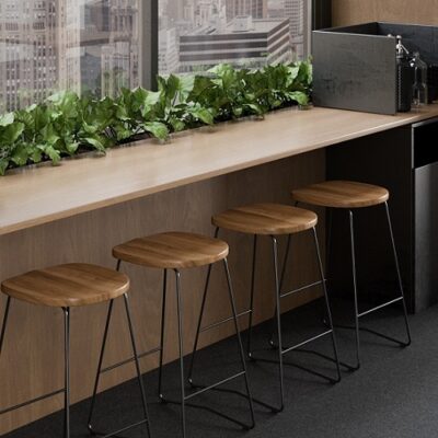 DD Cafe Bench With Bin