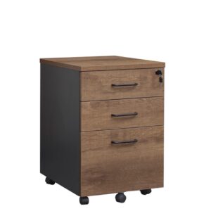 GP Regal System Commercial Office Mobile Pedestal 2 Drawers + 1 File