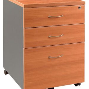 GP OMsystem Commercial Office Mobile Pedestal 2 Drawers & 1 File