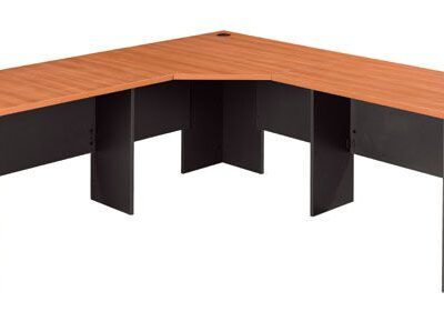 GP OMsystem Commercial Office 3 Piece Corner Workstation