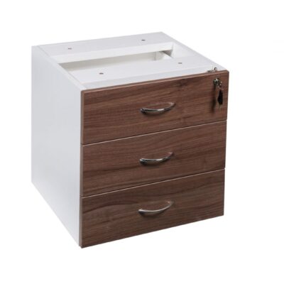 GP CasnanSystem Commercial Office Fixed Desk Pedestal 3 Drawers