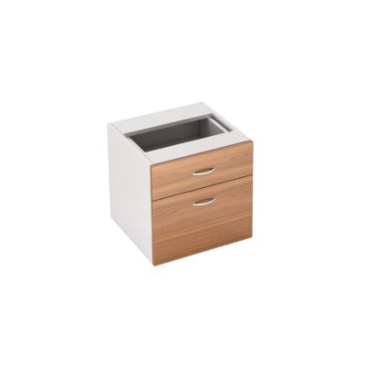 GP Virginia System Commercial Office Fixed Desk Pedestal 1 Drawer + 1 File