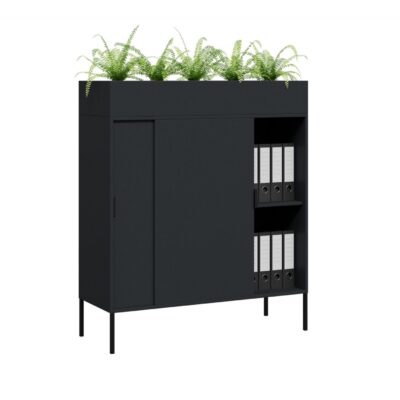 DD Sliding Door Planter Storage