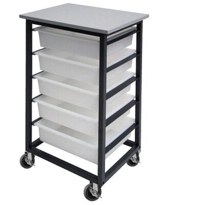 DD Mobile Tote Box Metal Trolley