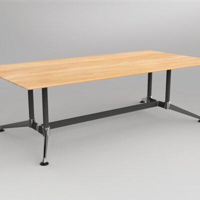 OL Modulus Solid Beech Meeting Table
