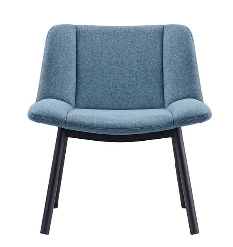 ST Vero Fabric Upholstered Breakout Chair- Black