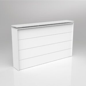 OL Axis Straight Reception Counter with Poptop Facade 1800mm