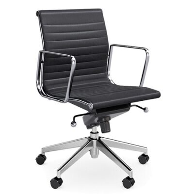 DD Turin Chair - Chrome/Black