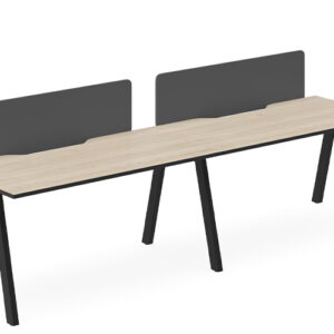 DD Vista Workstation Single Sided For 2 Person With Optic Scree